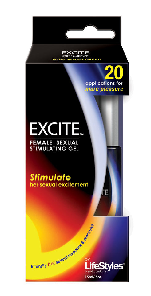 Lifestyles Excite Female Sexual Stimulating Gel -  15 Ml  0.5 Oz.