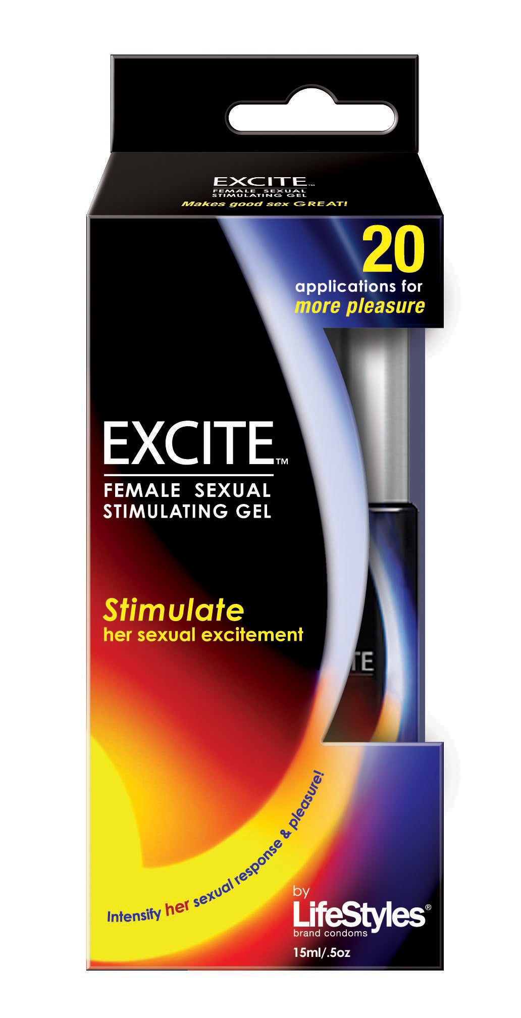 Lifestyles Excite Female Sexual Stimulating Gel -  15 Ml  0.5 Oz.