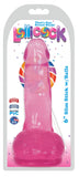 Lollicock Slim Stick W/Balls 6In Cherry
