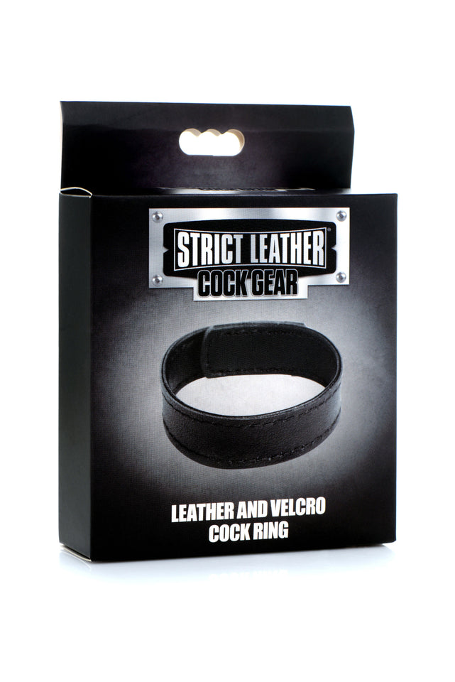 Xr Play Hard. Strict Leather Cock Ring Black Leather Closure Penis Ring For Men Or Couples, Harder Longer Erection Enhancer, Adjustable Cock Ring, Stay Hard Male Enhancement - Black (Ag846)