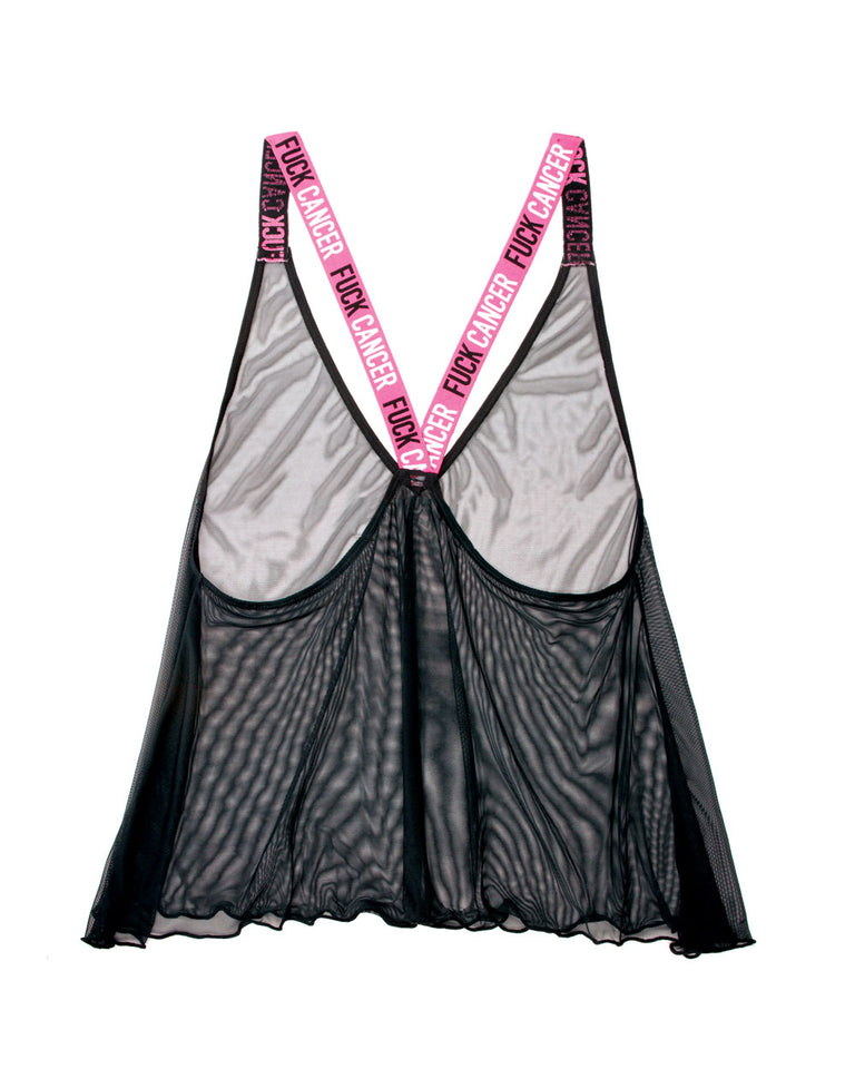 Fuck Cancer Tank Top - Black - S/M