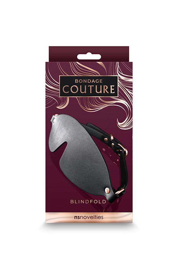 Bondage Couture Blind Fold Black