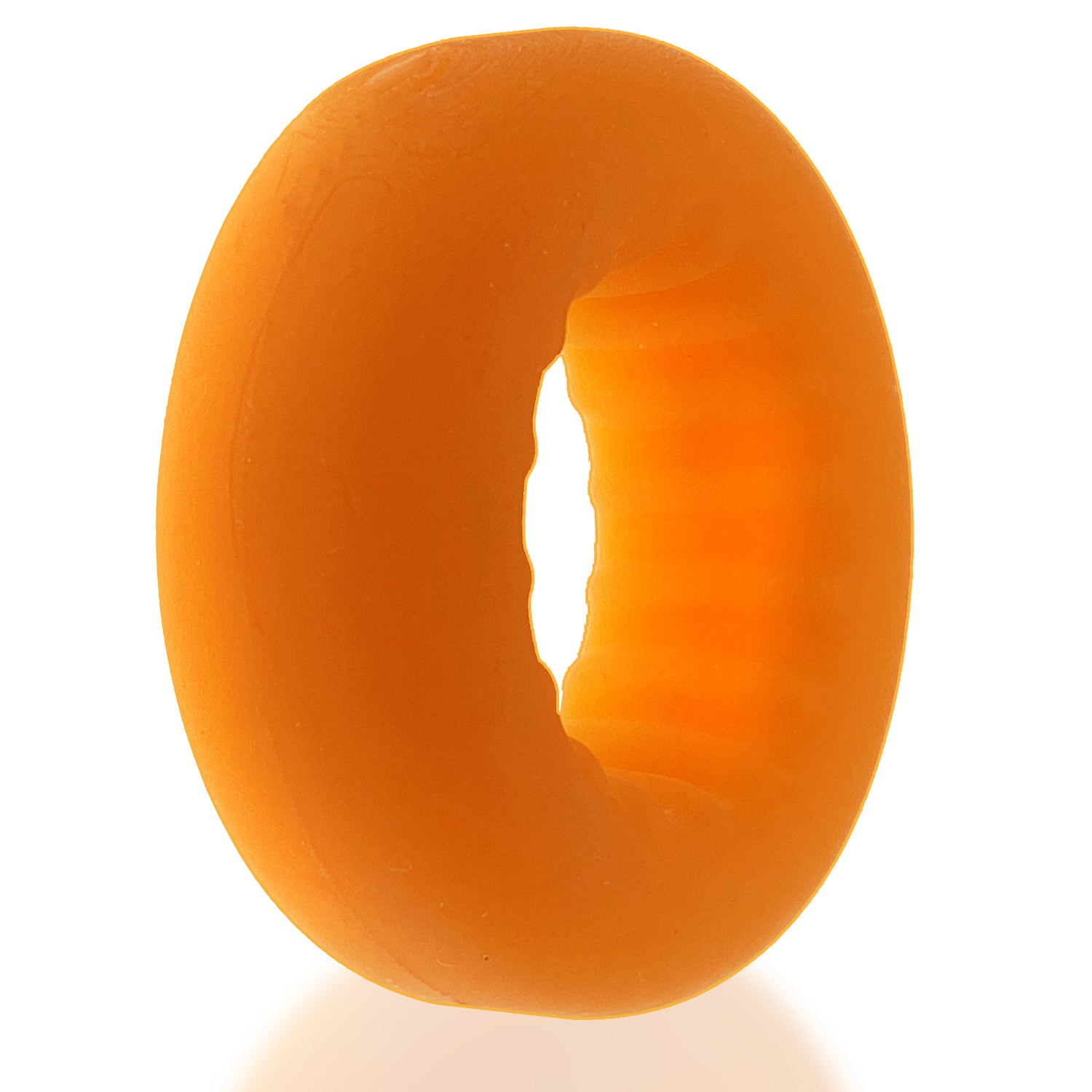 Axis - Rib Griphold Cockring - Orange Ice
