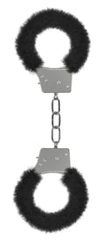 Beginner'S Furry Handcuffs - Black