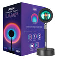 Urban Shop Ultra Violet Led Sunset Projector Lamp, Multicolor Ombre, 10.23'' H