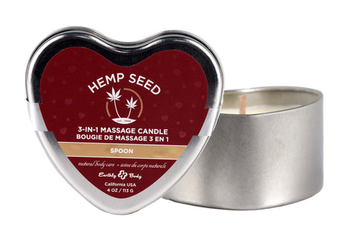 3-in-1 Massage Candle - Spoon - 4 Oz