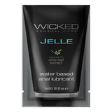 Wicked Jelle Waterbased Anal Lubricant 3Ml Foil