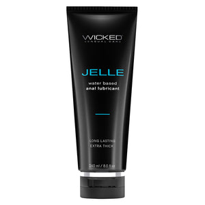 Wicked Jelle Waterbased Anal Lubricant 8Oz