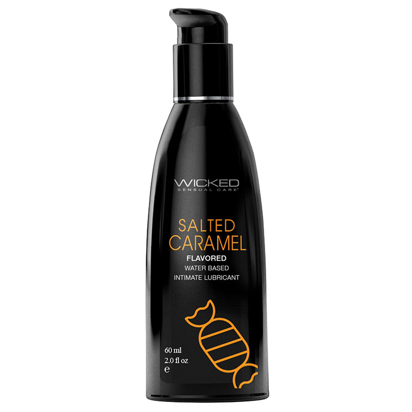 Wicked Aqua Flavored Lube-Salted Caramel 2Oz