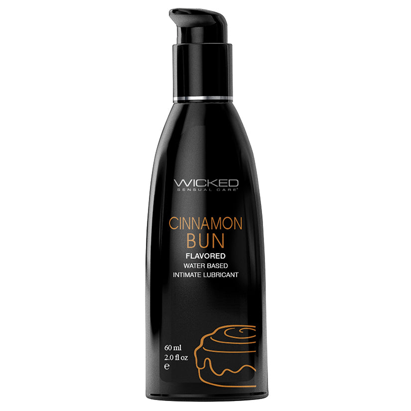Wicked Aqua Flavored Lube-Cinnamon Bun 2Oz