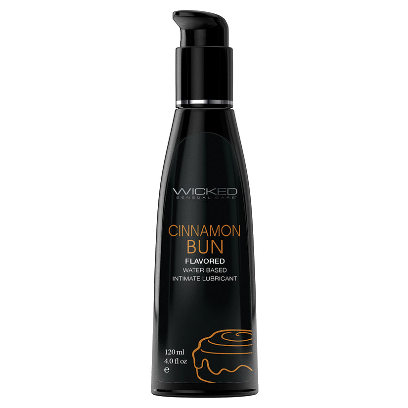 Wicked Aqua Flavored Lube-Cinnamon Bun 4Oz