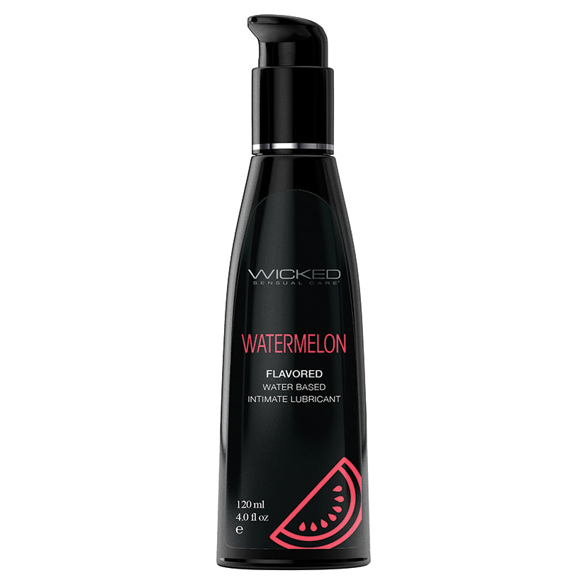 Wicked Aqua Flavored Lube-Watermelon 4Oz