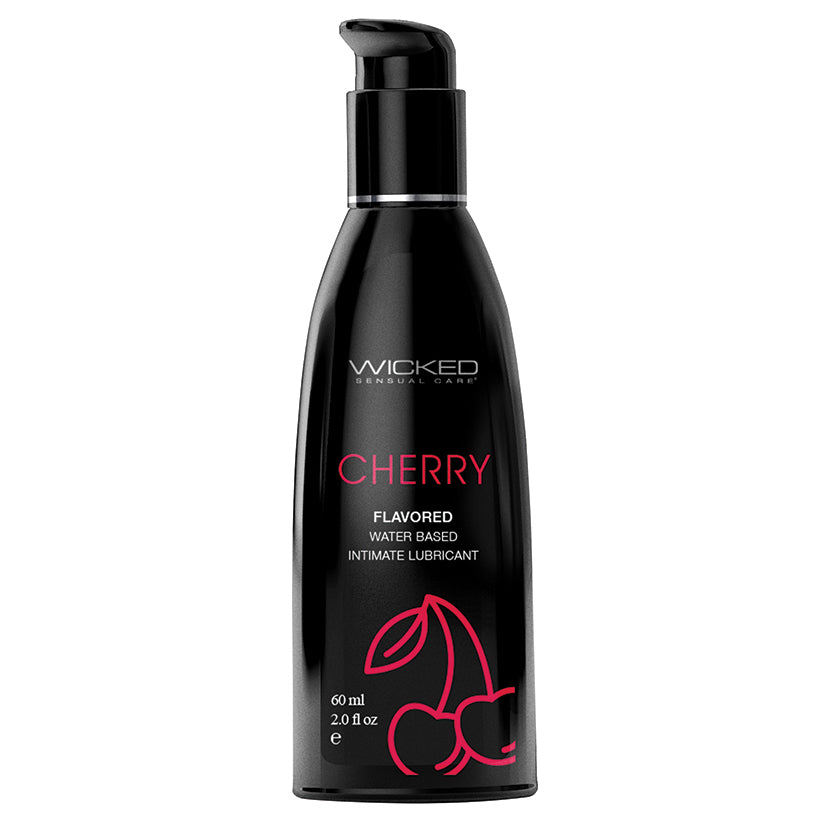 Wicked Aqua Flavored Lube-Cherry 2Oz
