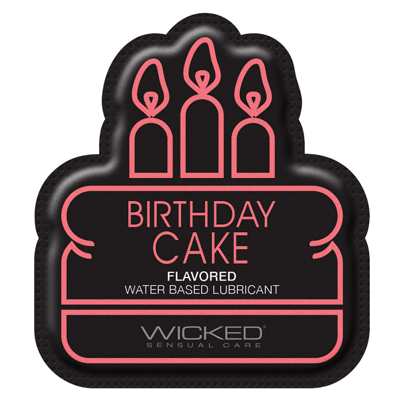 Wicked Sensual Aqua Flavored Birthday Cake Foil Pack 3Ml