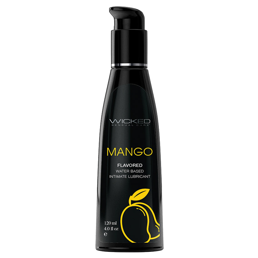 Wicked Aqua Flavored Lube-Mango 4Oz