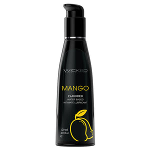 Wicked Aqua Flavored Lube-Mango 4Oz