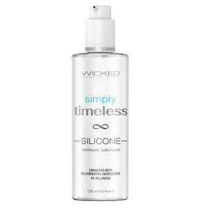 Wicked Simply Timeless Silicone Based Lubricant 4Oz