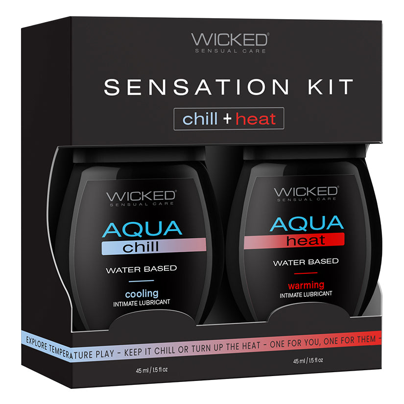 Wicked Sensual Care Sensations Kit Chill  Heat 2Pk