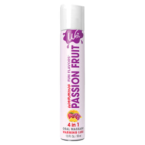 Wet Warming Fun Flavors Passion Punch 4-In-1 Lubricant 1Oz