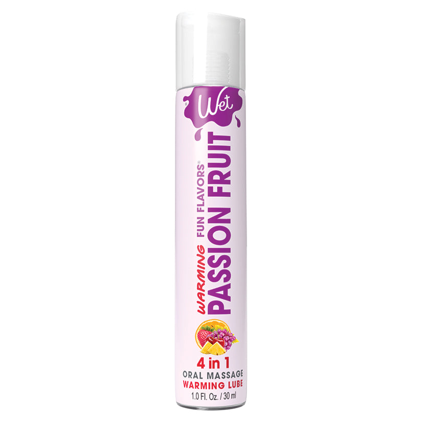 Wet Warming Fun Flavors Passion Punch 4-In-1 Lubricant 1Oz