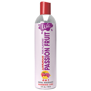 Wet Warming Fun Flavors Passion Punch 4-In-1 Lubricant 4Oz