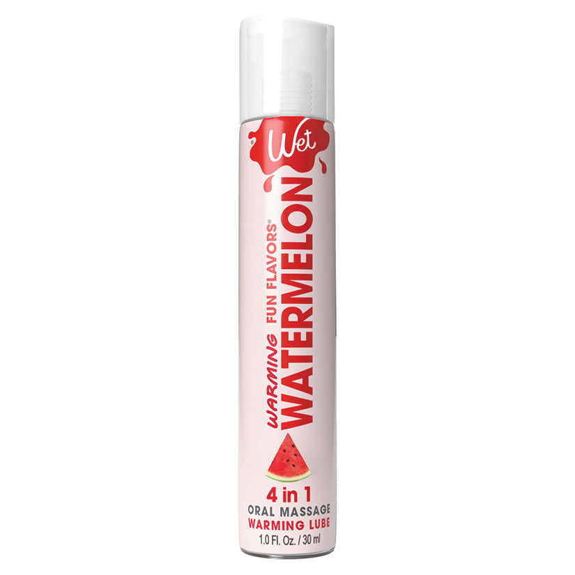 Wet Warming Fun Flavors Watermelon 4-In-1 Lubricant 1Oz