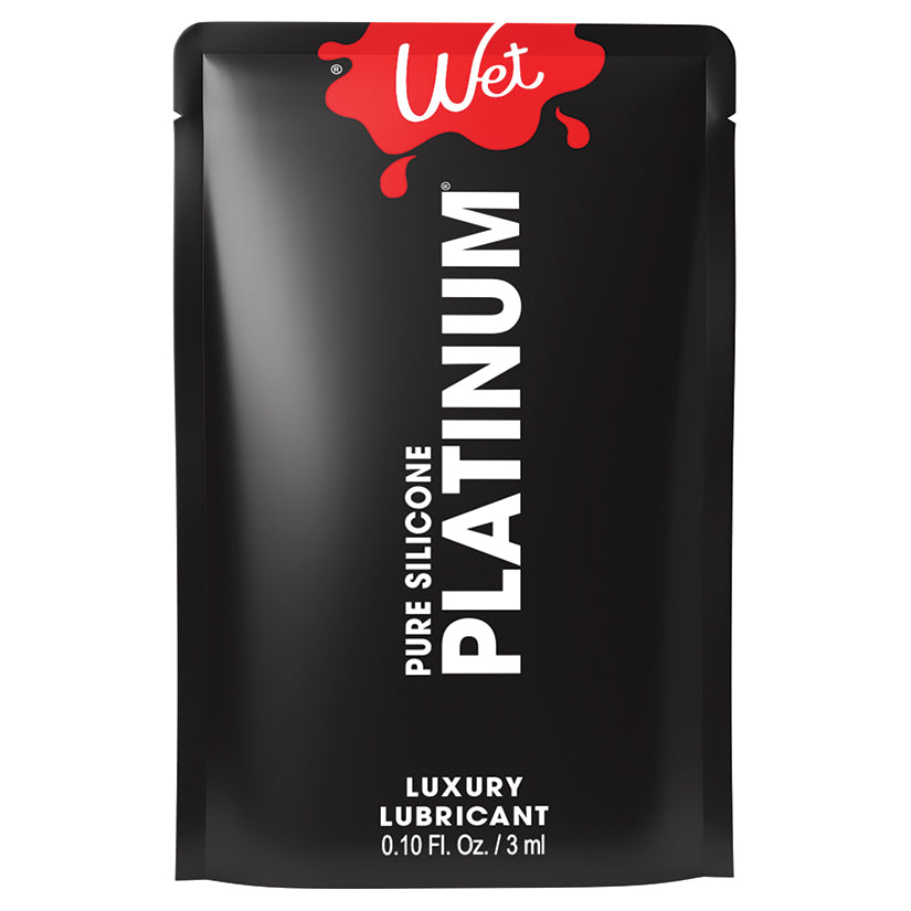 Wet Platinum Luxury Silicone Based Lubricant 0.1Oz