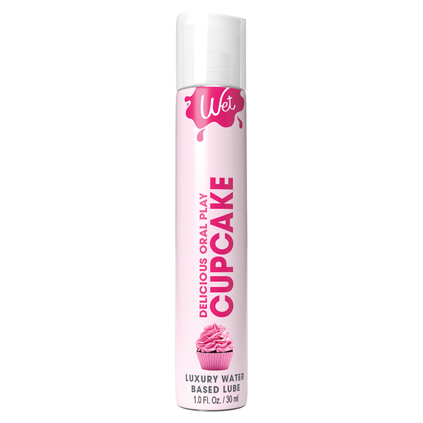 Wet Delicious Oral Play Cupcake Waterbased Flavored Lubricant 1Oz
