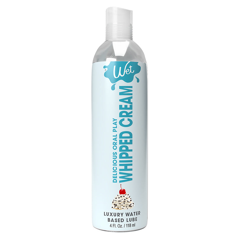 Wet Delicious Oral Play Whipped Cream Waterbased Flavored Lubricant 4Oz