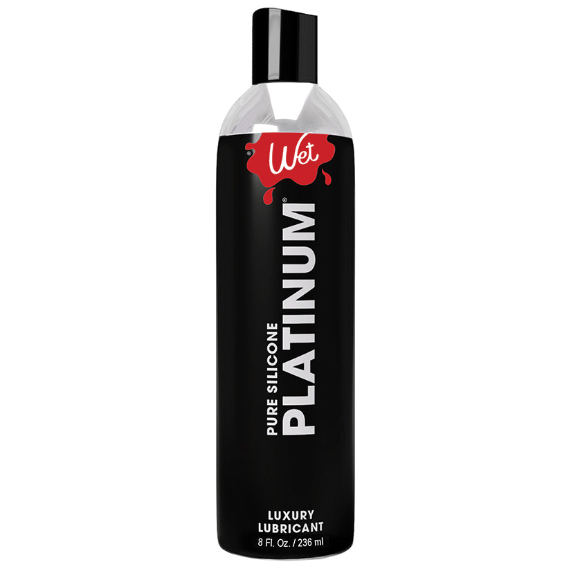 Wet Platinum Luxury Silicone Based Lubricant 8Oz