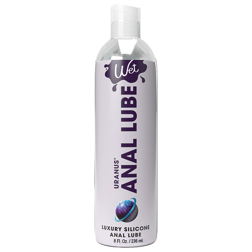Wet Uranus Anal Lube Premium Silicone Based Lubricant 8Oz
