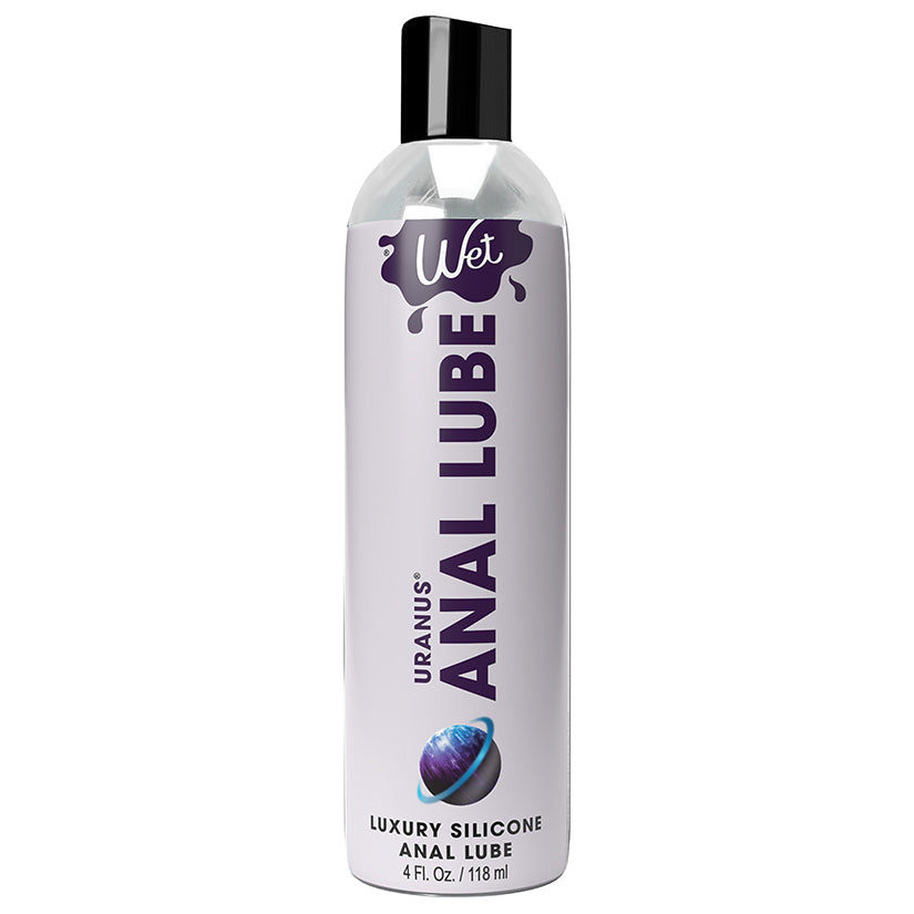 Wet Uranus Anal Lube Premium Silicone Based Lubricant 4Oz