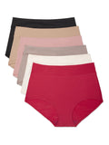 Warners Blissful Benefits Dig-Free Comfort Waistband Microfiber Brief 6-Pack Rs9046W