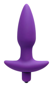 Trinity Vibes Vibrating Silicone Anal Plug, Medium