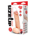 Size Up See Thru Penis Extender With Ball Loop 1''