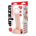 Size Up See Thru Textured Penis Extender With Ball Loop 1.5''