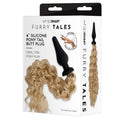Whipsmart Furry Tales Silicone Plug With Blondie Pony Tail 4''