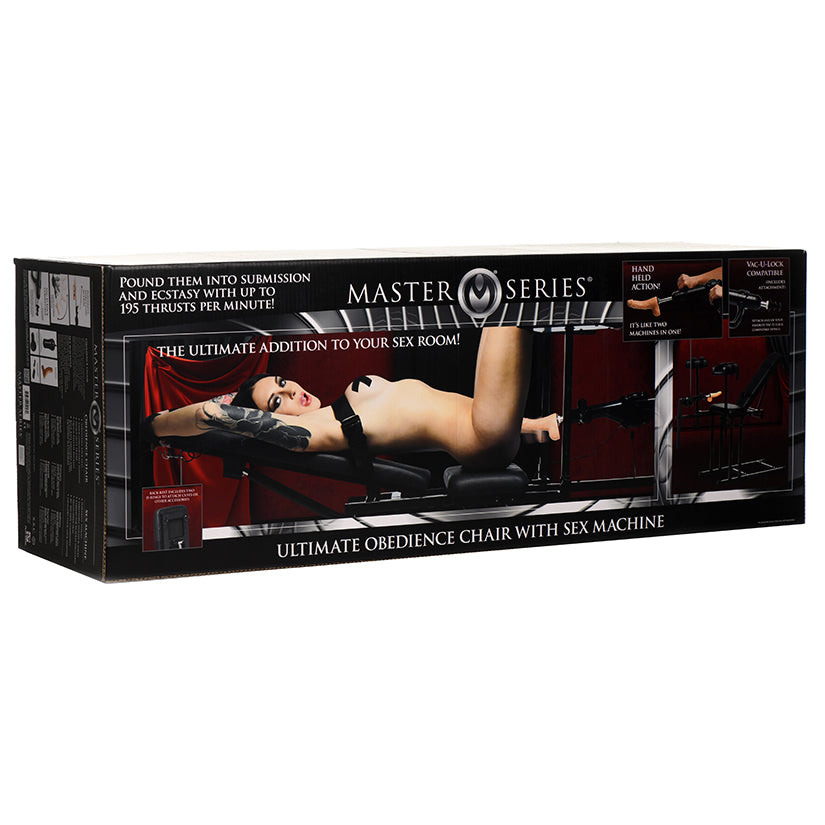 Obedience Chair With Sex Machine  [Drop Ship Only]