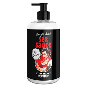 Naughty Jane'S Sex Sauce Extra Creamy Lubricant 16Oz