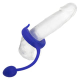 Admiral Plug And Play Weighted Cock Ring - Blue