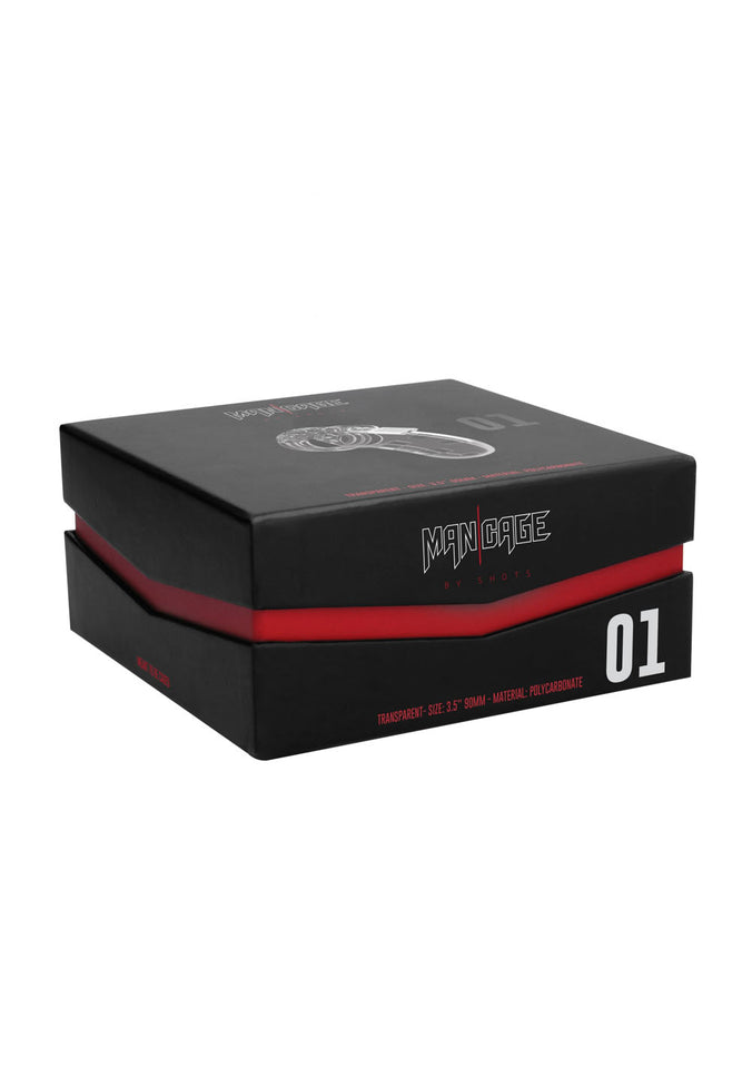 Mancage Chastity 3.5In Transparent Model 01