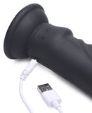 E-Stim Pro 5X Vibrating Dildo With Remote Control