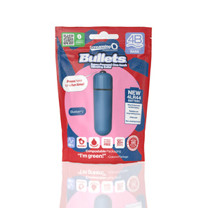 Screaming O 4B - Bullet - Super Powered One Touch  Vibrating Bullet - Blueberry
