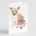 Yorkie Parti So Loved Greeting Cards And Envelopes Pack Of 8 7 In X 5 In