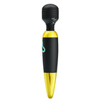 Pretty Love Body Wand With Led Light - Black And  Gold