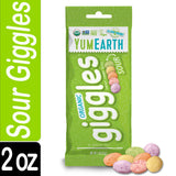 Yumearth Organic Sour Giggles, Gluten Free, Assorted Flavors, 2 Oz Bag