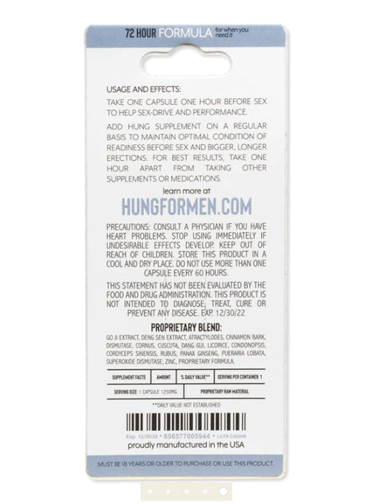 Hung Male Enhancement 24 Ct Display