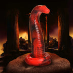 King Cobra King Cobra Silicone Dildo - Red
