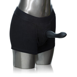 Packer Gear Boxer Brief Harness - Extra Small/Small - Black