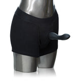 Packer Gear Boxer Brief Harness - Extra Small/Small - Black